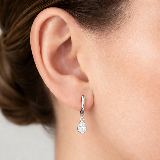 Pendientes Celeste
