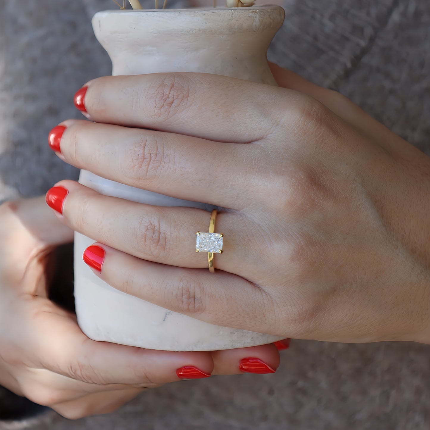 ANILLO MEI. Anillo en Plata de Ley 925 bañado en oro