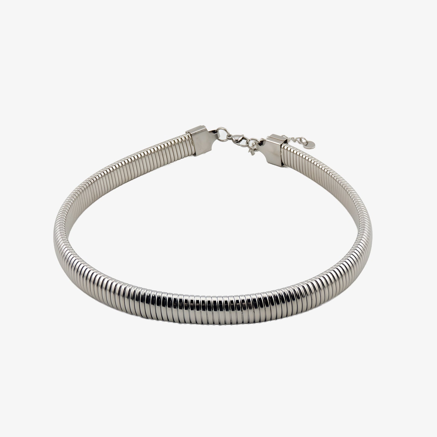 COLLAR MARTINA. Gargantilla elástica y ajustable de acero inoxidable
