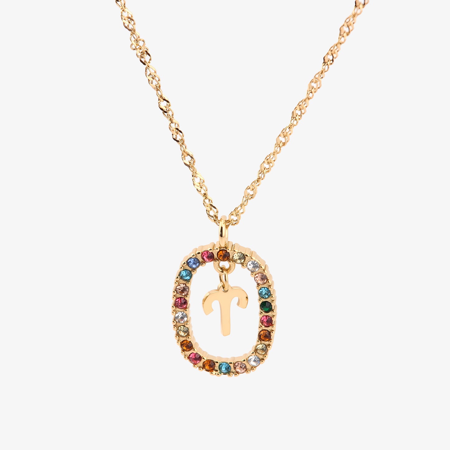 COLLAR ROMA. Collar con signo del zodiaco en Plata de Ley 925 bañada en oro de 18K