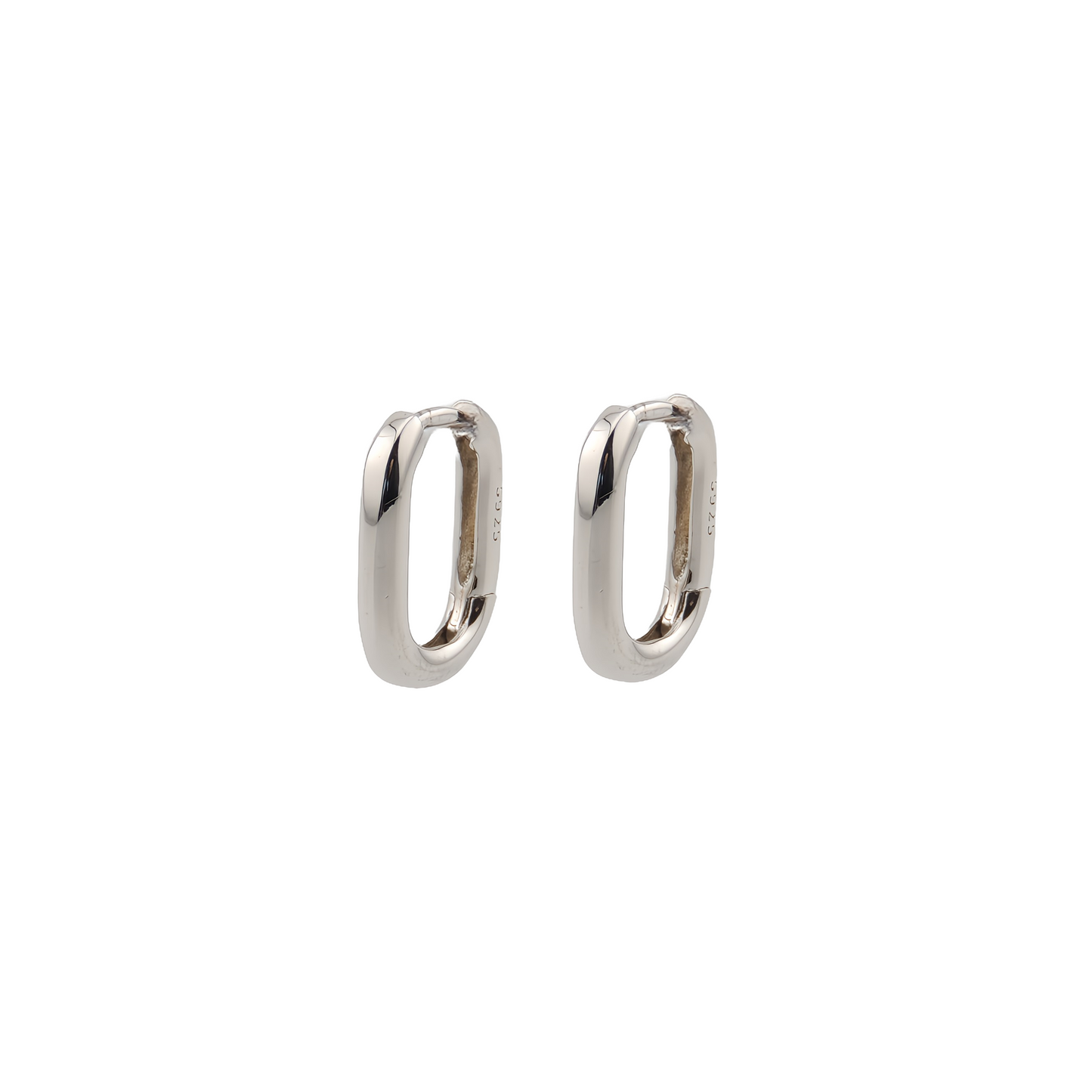PENDIENTES VICTORIA. Aros pequeños en Plata de Ley 925