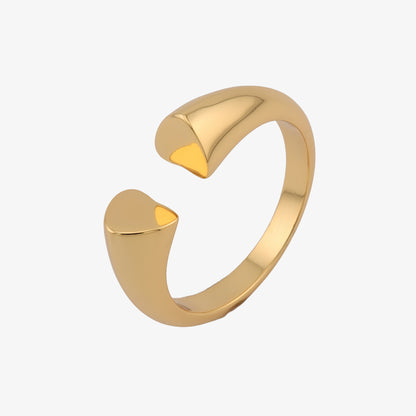 ANILLO BIMBA. Anillo ajustable en Plata de Ley 925 bañado en oro de 18 K