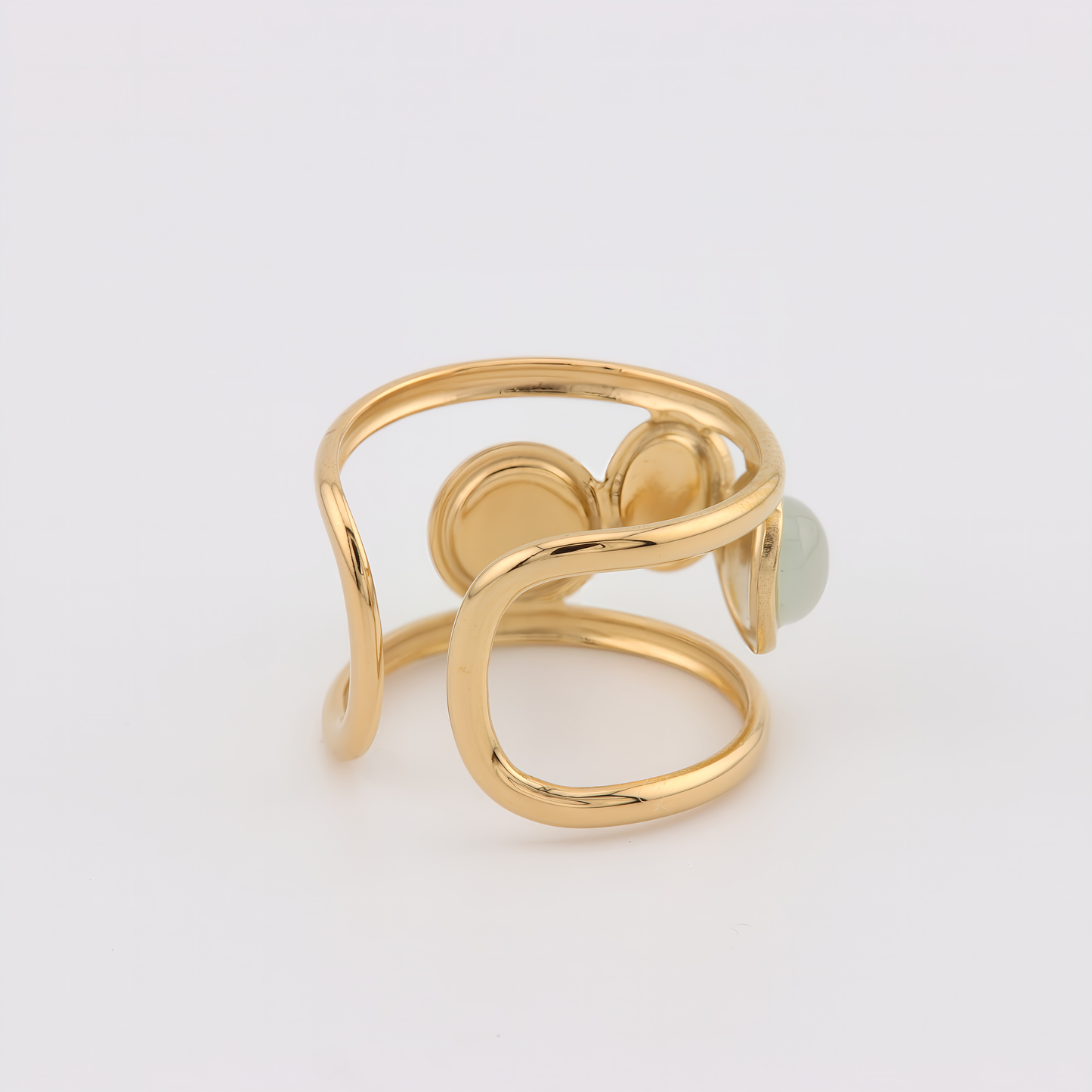 ANILLO SIGRID CON TRIO DE PIEDRAS