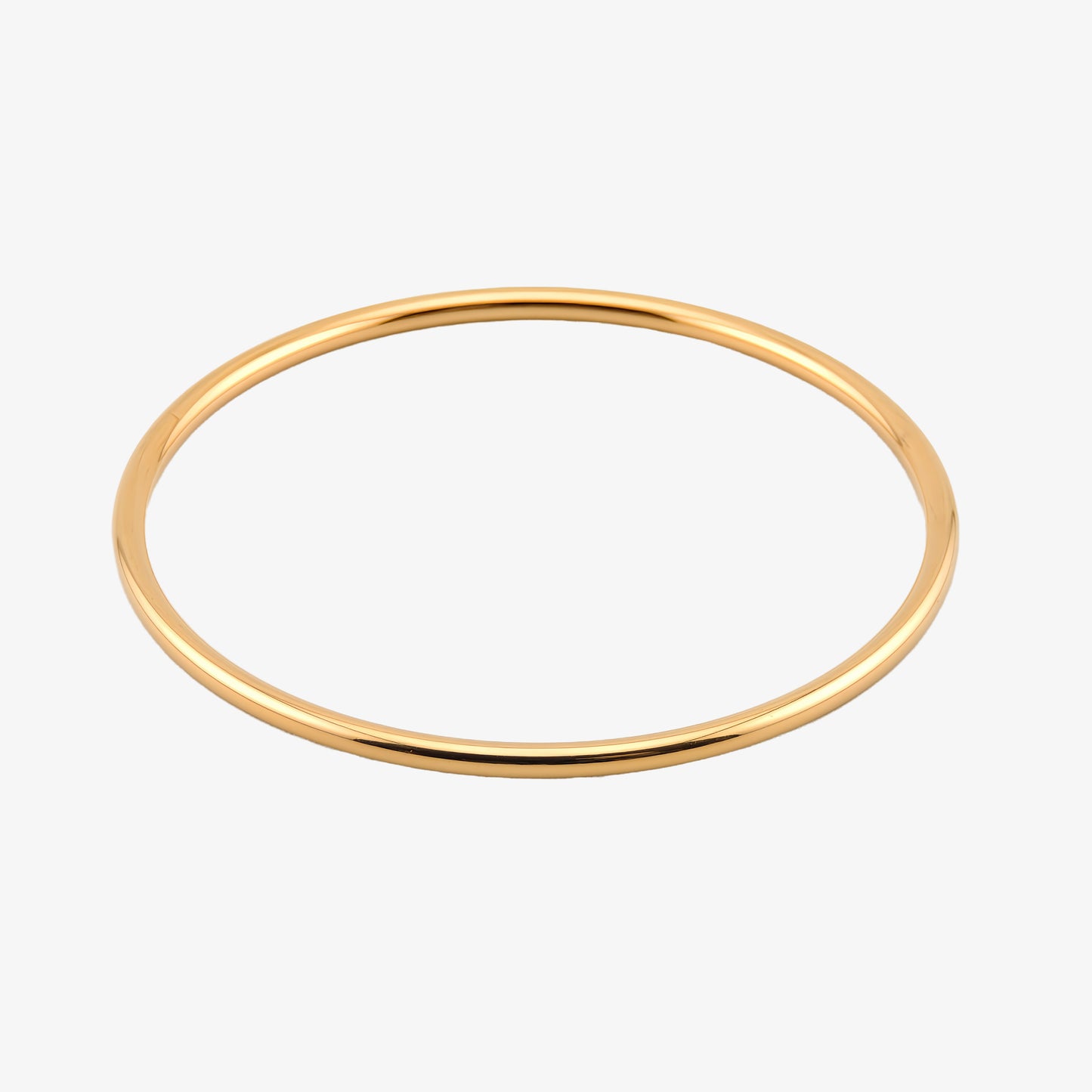 PULSERA CARMEN. Pulsera rígida de acero inoxidable bañado en oro