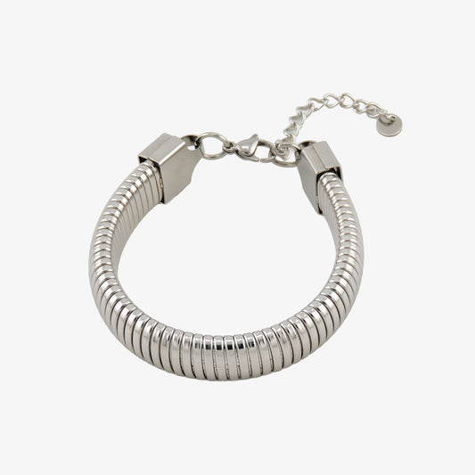 PULSERA MARTINA. Pulsera ajustable elástica de acero inoxidable