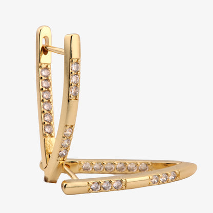 PENDIENTES GALILEA. Pendientes en Plata de Ley bañados en oro de 18K