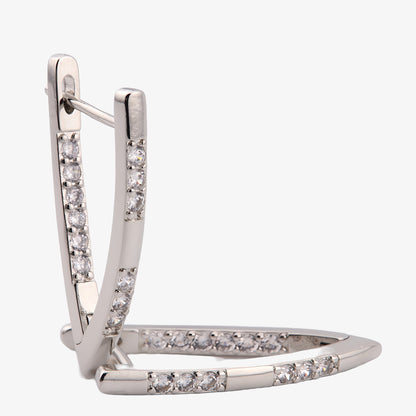 PENDIENTES GALILEA. Pendientes en Plata de Ley bañados en oro de 18K