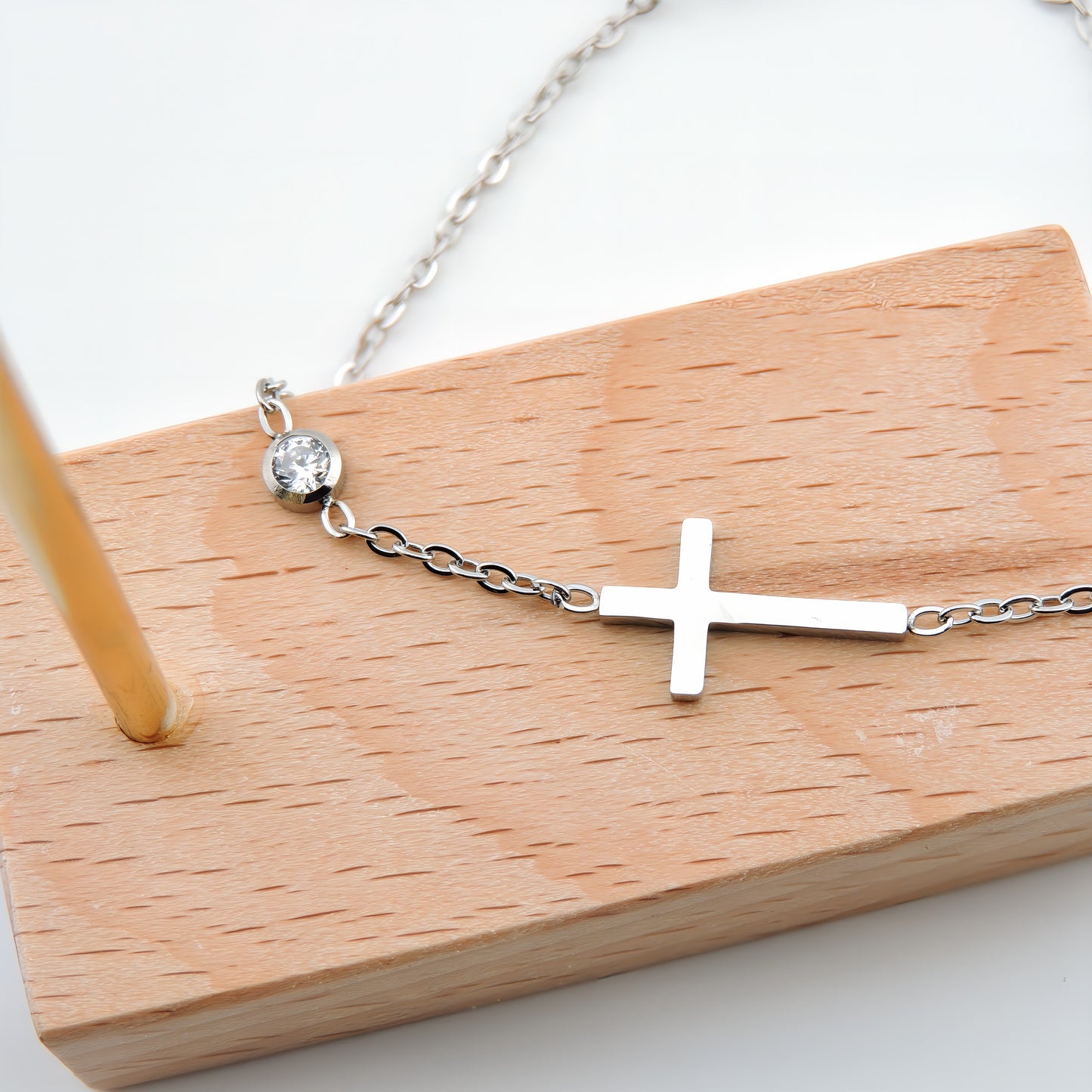 PULSERA SOLEDAD. Pulsera de acero inoxidable ajustable